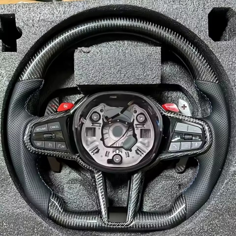 Car Steering Wheel Carbon Fibe - Interior Design Services recension och pris