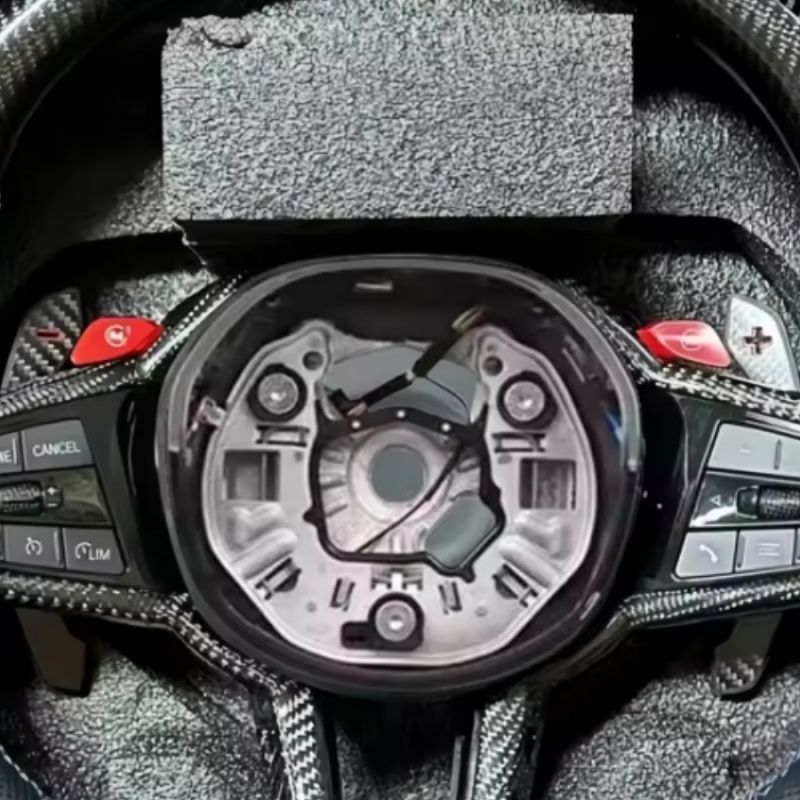 Car Steering Wheel Carbon Fibe - Interior Design Services recension och pris