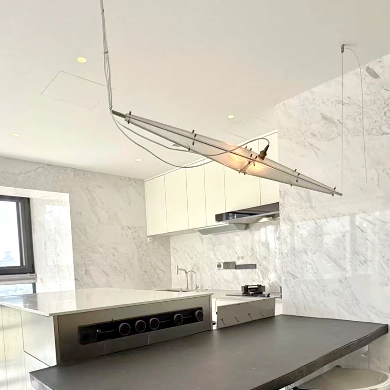 LED Glass Chandelier Minimalis - Interior Design Years recension och pris