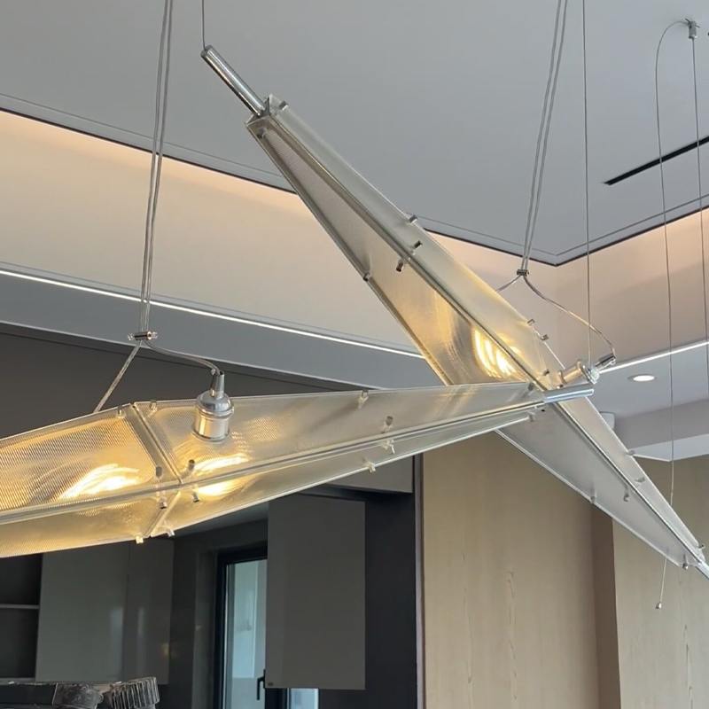LED Glass Chandelier Minimalis - Interior Design Years recension och pris