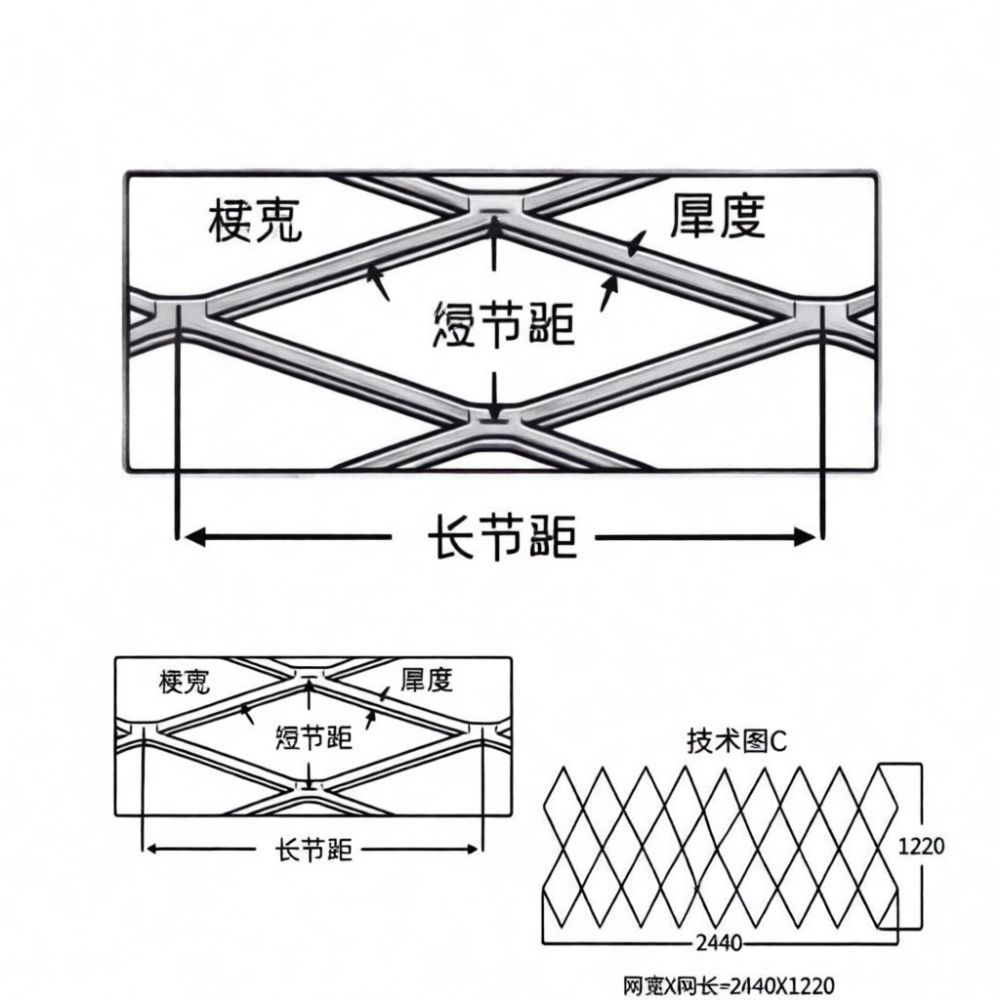 Aluminum Expanded Mesh Decorat - Interior Design Build recension och pris