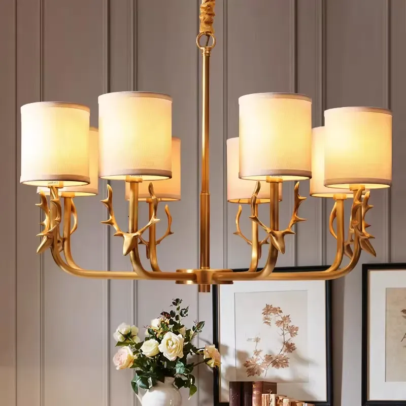 Copper Chandelier for Living R - Interior Design Years recension och pris