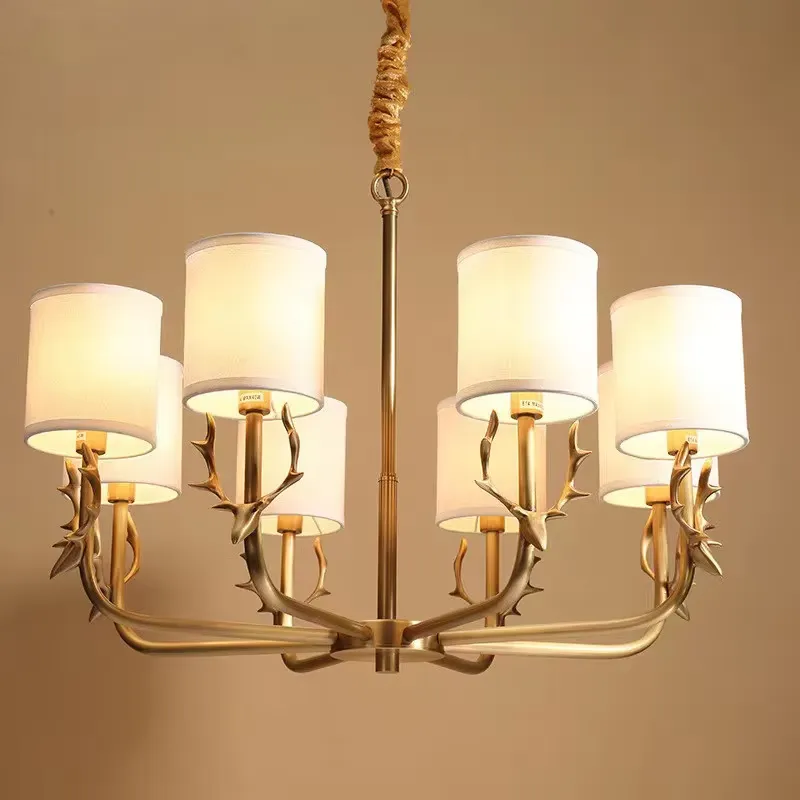 Copper Chandelier for Living R - Interior Design Years recension och pris