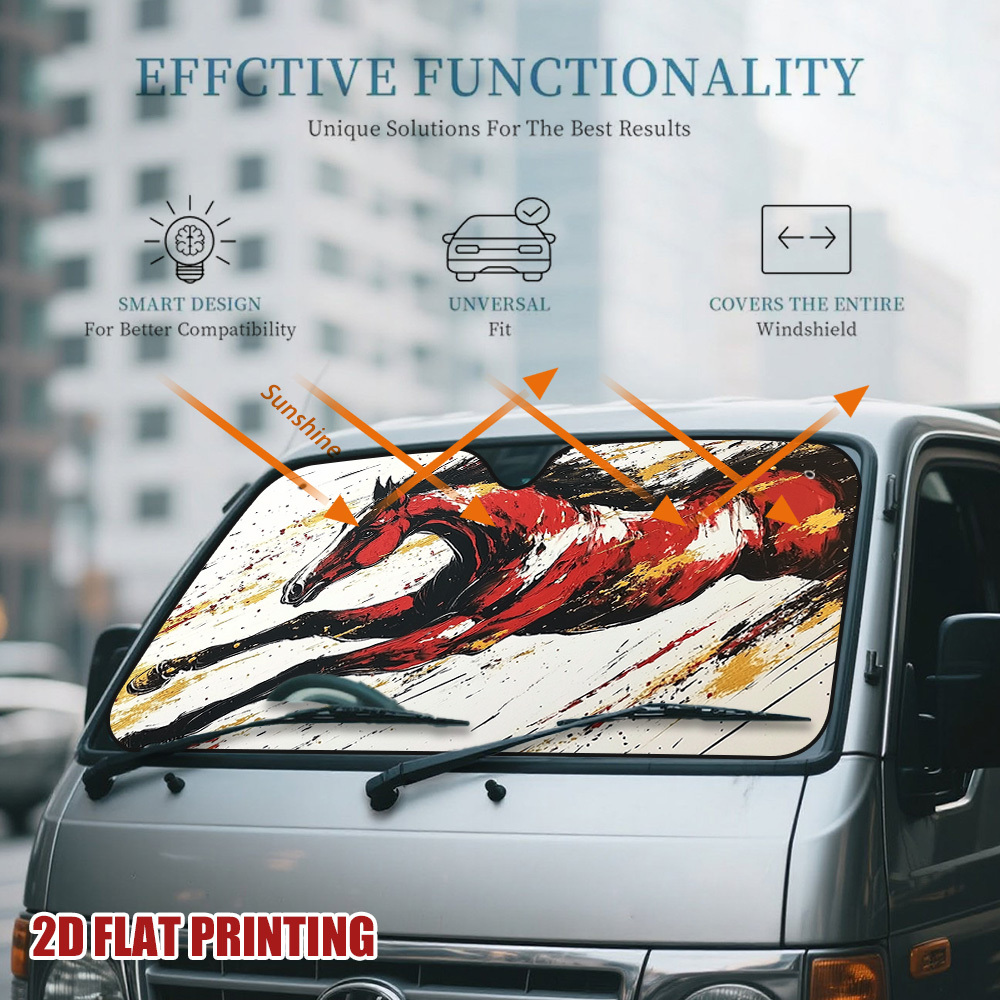 1pc Galloping Red Horse Art Ca - Interior Design Expo recension och pris