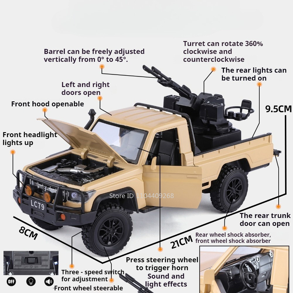 1:24 Scale LC79 FJ Cruiser Mod - Interior Design Examples recension och pris